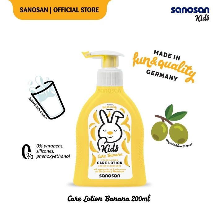 SANOSAN KIDS CARE LOTION BANANA 200ML