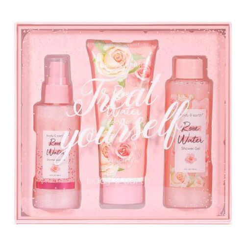 Authentic Bath and Body Earth Gift Set (Rose Water)