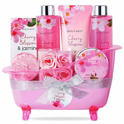 Cherry Blossom & Jasmine Spa Bathtub Set