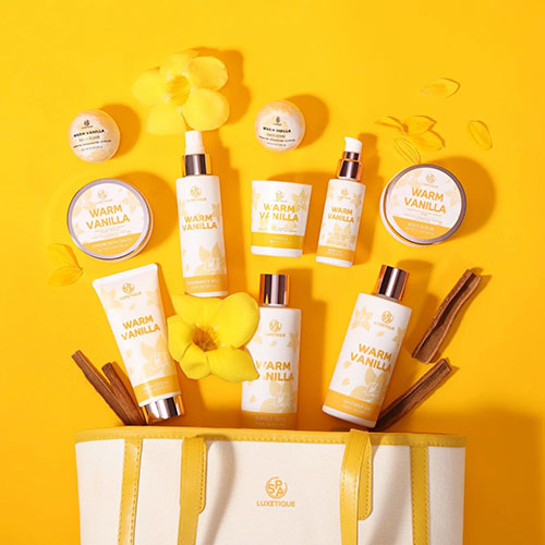 Spa Luxetique 12 Pcs Vanilla Bath Gift Set Luxury